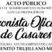 Casares celebra mañana el nombramiento de  Benito Trujillano Mena como Cronista Oficial