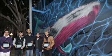 Alberto Ramoneda se alza con el premio especial en el I Certamen de Arte Urbano de Marbella