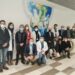 El hall del Hospital Costa del Sol luce un mural homenaje al personal sanitario por su labor de la pandemia