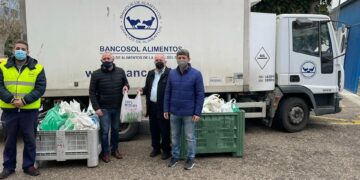 La San Silvestre Solidaria de Manilva recoge y entrega a Bancosol 700 kilos de alimentos