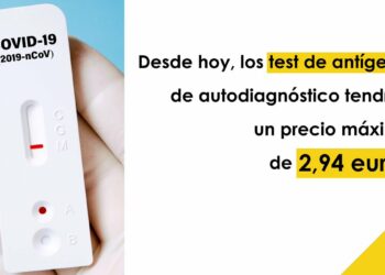 Desde hoy, el precio máximo de los test de antígenos es de 2,94€