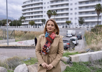 María García pide un puente sobreelevado en el río Guadaiza a su paso por el camino del Potril en Marbella