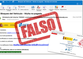 La DGT alerta de un envío masivo por correo electrónico de multas falsas