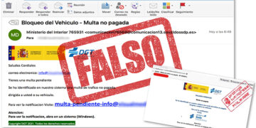 La DGT alerta de un envío masivo por correo electrónico de multas falsas
