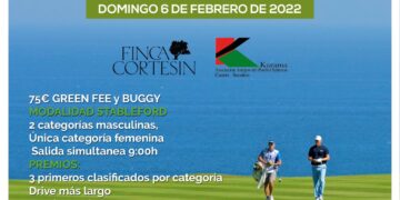 Finca Cortesín acoge el 6 de febrero el Torneo de Golf en apoyo al pueblo saharaui