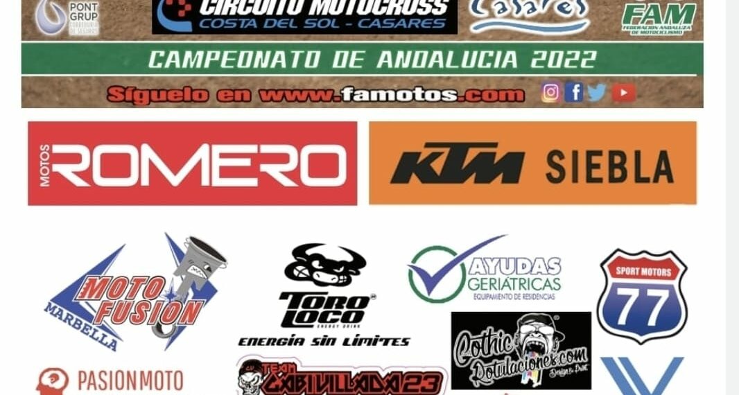 El Motocross Andaluz se cita en Casares el próximo 20 de febrero