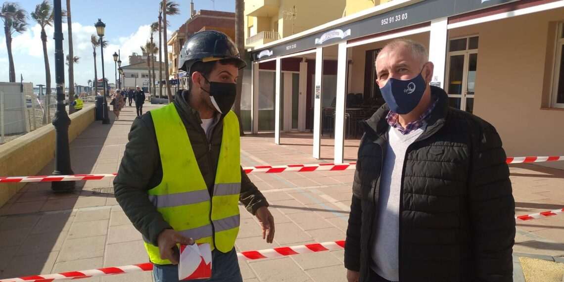 En marcha la remodelación del Paseo Marítimo de Sabinillas