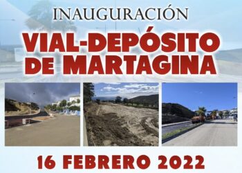 Manilva invita a sus vecinos a la inauguración del Vial-Depósito de Martagina
