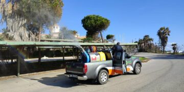 Manilva, a la carga contra la procesionaria