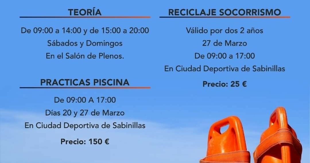 Manilva pone en marcha un curso de socorrismo y desa