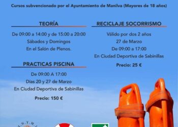 Manilva pone en marcha un curso de socorrismo y desa