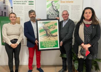Vuelve a Casares el cartel del primer homenaje a Blas Infante que data del 3 de mayo de 1976