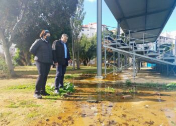 Denuncian averías y falta de iluminación en los campos de fútbol de Arroyo Primero