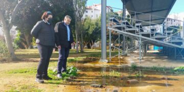 Denuncian averías y falta de iluminación en los campos de fútbol de Arroyo Primero