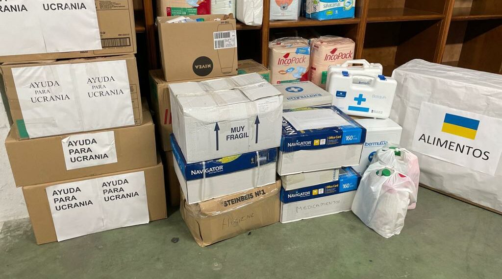 El pueblo de Casares se vuelca con Ucrania