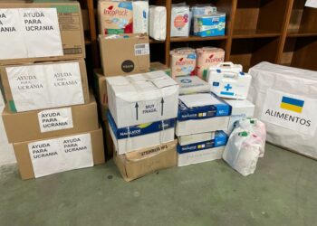 El pueblo de Casares se vuelca con Ucrania