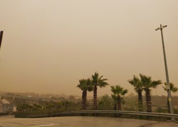 La calima se intensificará esta tarde y las lluvias abundantes se desplazarán al Mediterráneo