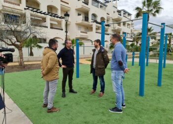 Ya está listo el parque de calistenia de la zona de Maicandil