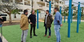 Ya está listo el parque de calistenia de la zona de Maicandil