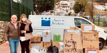 Camiones llenos de solidaridad salen desde Benahavís para ayudar a refugiados de Ucrania