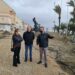 La huelga del transporte afecta a las obras del paseo marítimo de Sabinillas