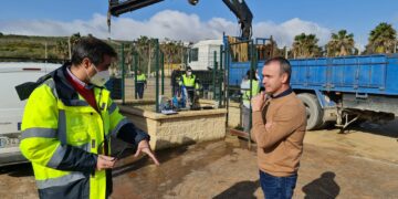 Hidralia realiza labores de mantenimiento en los pozos municipales de Manilva