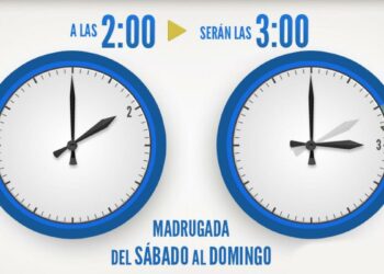 Recuerda, esta noche cambio de hora: a las 2 serán las 3
