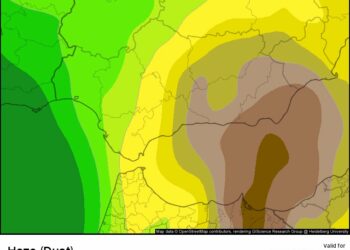 La calima volverá a la Costa del Sol en la madrugada del próximo lunes