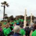 El corredor litoral de Estepona acoge una Marcha Nórdica en la que han participado más de 160 mayores