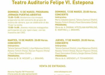 Estepona acoge la tercera edición del Festival Internacional de Música de Cámara