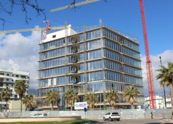 Las obras del edificio del nuevo Ayuntamiento de Estepona, alcanzan el 70 por ciento de ejecución
