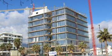 Las obras del edificio del nuevo Ayuntamiento de Estepona, alcanzan el 70 por ciento de ejecución