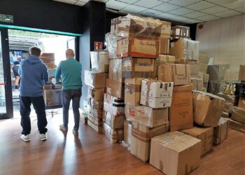 Marbella realiza un segundo envío de más de 5.000 kilos de ayuda humanitaria para el pueblo ucraniano