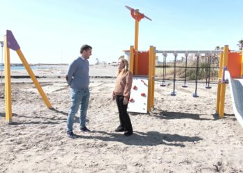 Nueva zona de ocio en la playa de Sabinillas