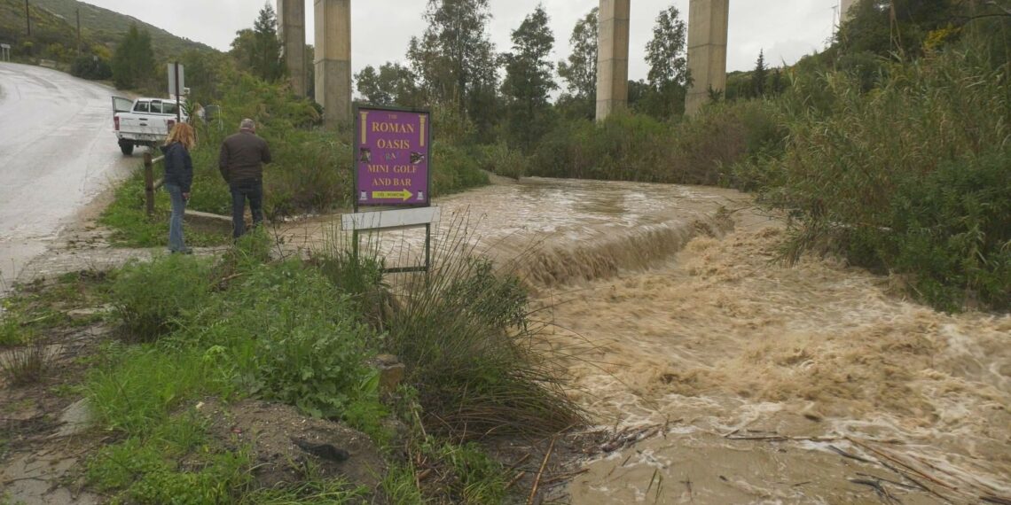 Así han quedado tras el temporal las playas de Casares y Manilva