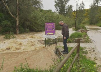 Así han quedado tras el temporal las playas de Casares y Manilva