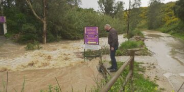 Así han quedado tras el temporal las playas de Casares y Manilva