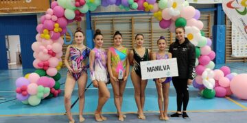 El Pabellón Las Viñas se vistió de gala en el XII Festival de Gimnasia Rítmica