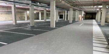 Las obras del segundo aparcamiento público del centro de Estepona entran en su recta final