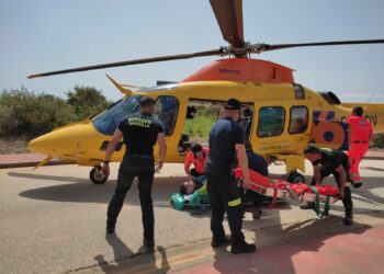 Rescatan a un joven herido en el Cerro del Lago tras sufrir una caída de varios metros