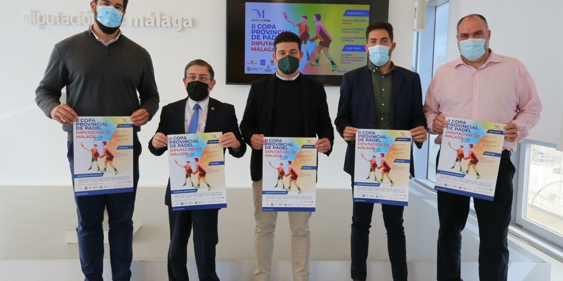 El segundo Circuito Provincial de Pádel de la Diputación de Málaga se celebrará de abril a noviembre