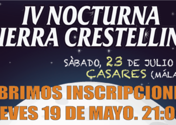 Mañana abren las inscripciones para la IV Nocturna Sierra Crestellina