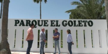 Nuevo muro y mejoras en el Parque del Goleto