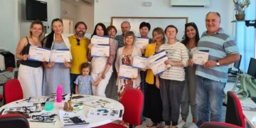 Finalizado el curso de español para ucranianos en Manilva