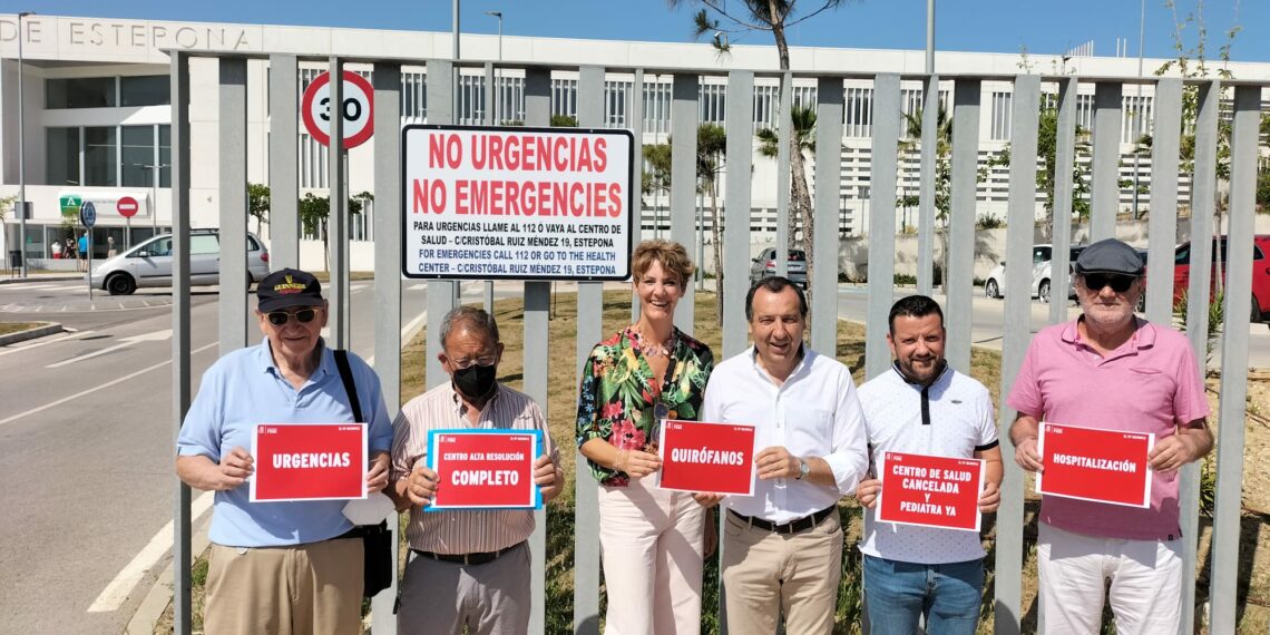 El PSOE se compromete a poner en funcionamiento el Hospital de Estepona cuando presida la Junta