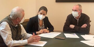 Casares renueva el convenio con la empresa Hanson que explota la Cantera de la Utrera