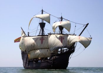 La Nao Victoria vista Fuengirola en su gira Exploraterra 2022