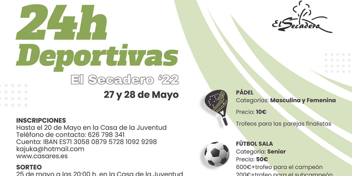 Secadero celebra este fin de semana una de sus grandes citas deportivas con las 24 horas deportivas