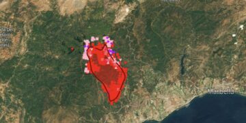 El incendio forestal de Pujerra y Benahavís ha calcinado 3.500 hectáreas