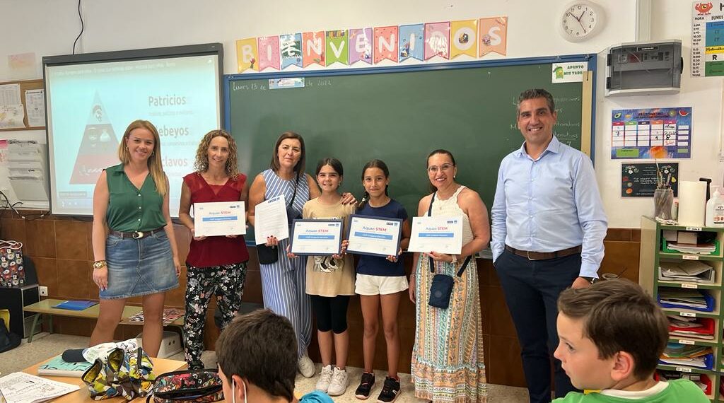 Fundación Aquae premia al CEIP Gregorio Marañón, de Rincón de la Victoria, en los III Premios Aquae STEM